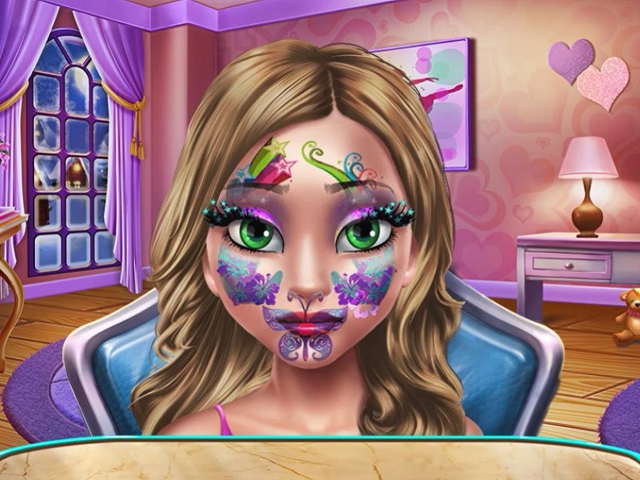 WINTER MAKEUP AND FACE PAINTING online game | POMU Games