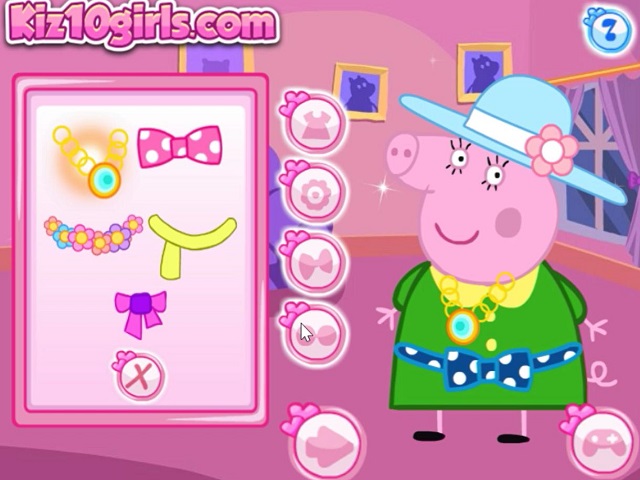 PEPPA PIG FAMILY DRESS UP online game POMU PEPPA PIG FAMILY DRESS UP online game POMU