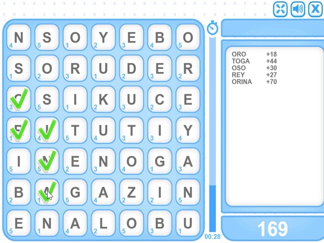 WORD FINDER online game  POMU Games