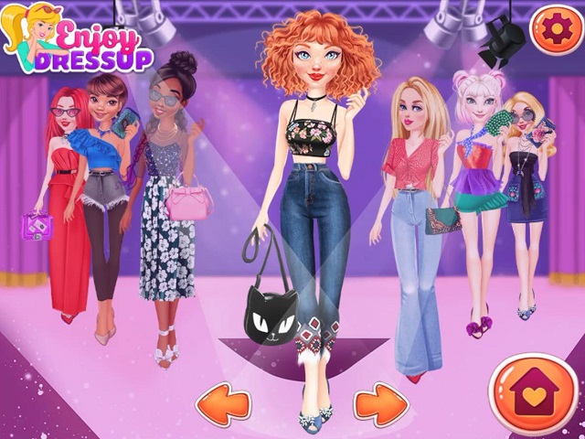 DISNEY PRINCESSES RUNWAY SHOW online game POMU Games DISNEY PRINCESSES RUNWAY SHOW online game POMU Games