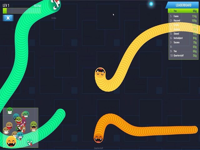 HAPPY SNAKES online game | POMU Games