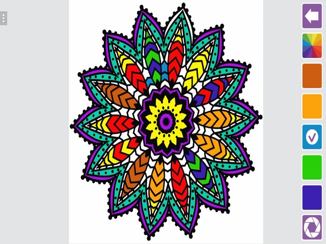 MANDALA COLORING BOOK online game | POMU Games