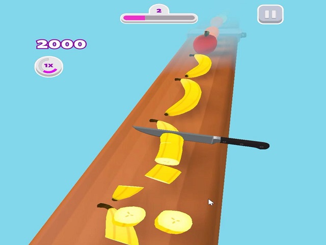 Slice Ruhs SLICE RUSH online game | POMU Games