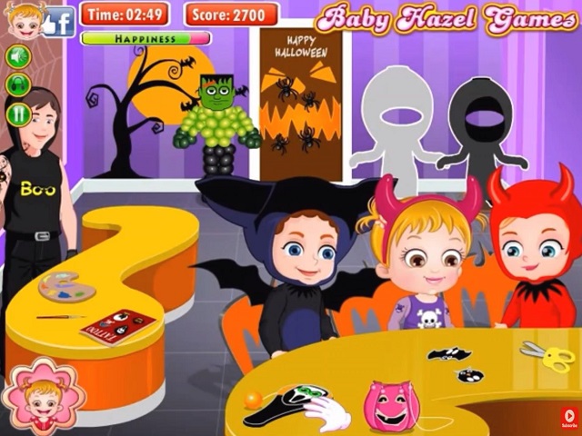 BABY HAZEL HALLOWEEN CASTLE Online Game POMU Games